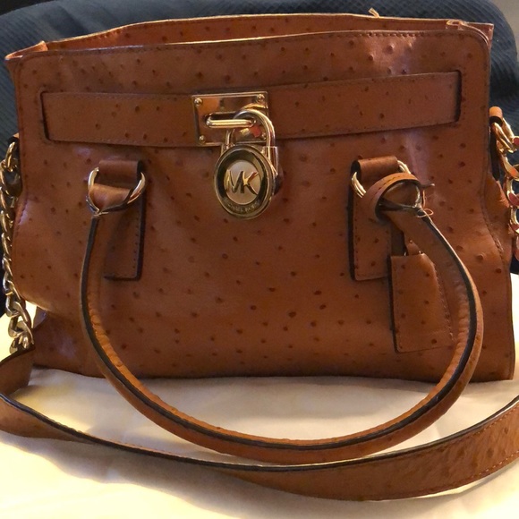 michael kors ostrich bag